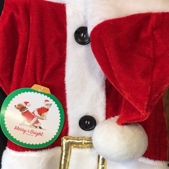NWT Santa Pet Christmas Costume size Medium - Picture 13 of 16